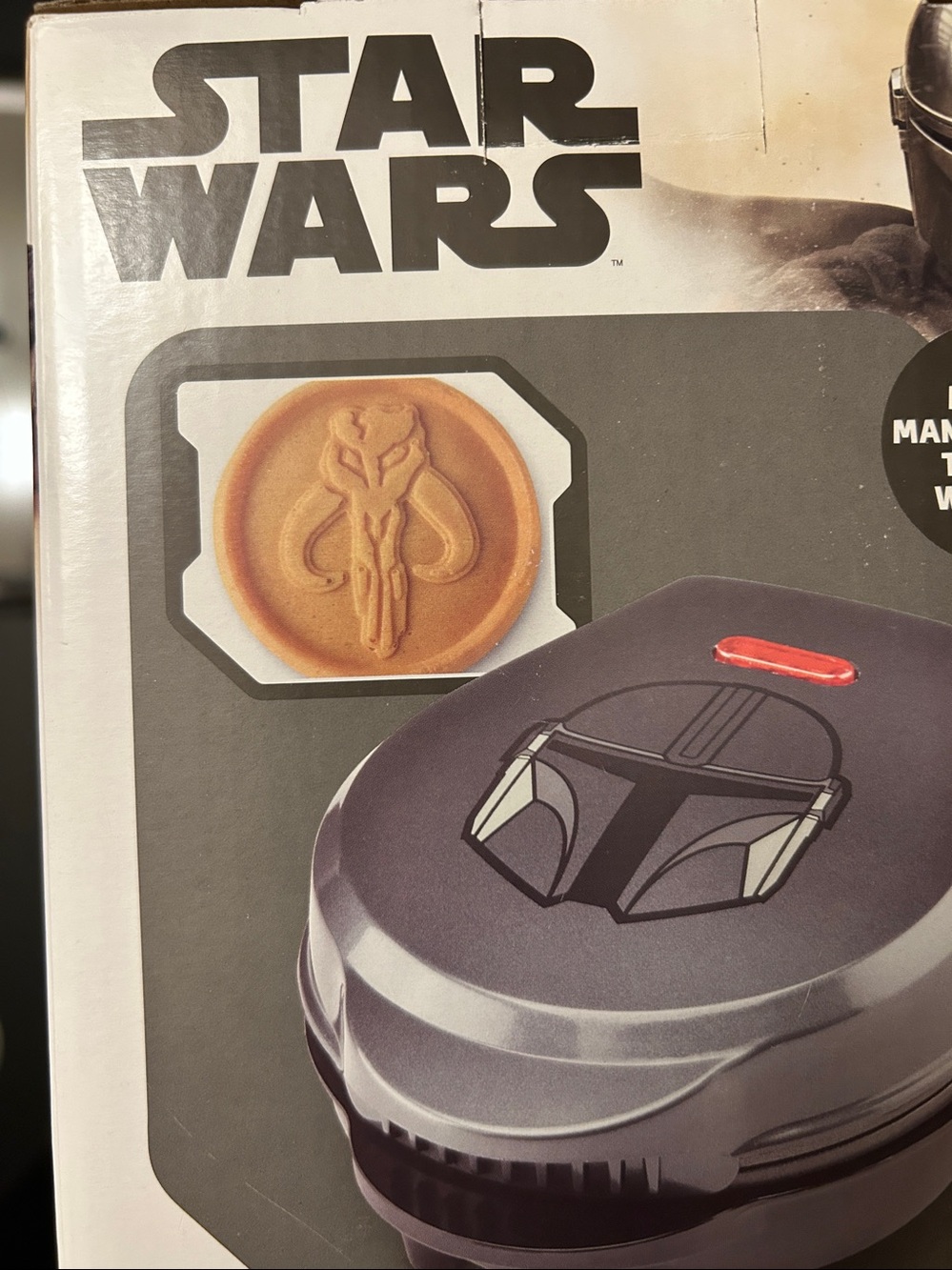 Star Wars Mandalorian Mini Waffle Maker NIB